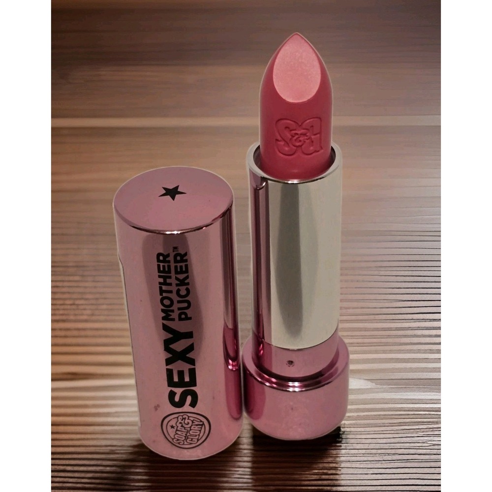 Soap & Glory Sexy Mother Pucker Satin Lipstick in "CERISE PLEASE" Color NWOB